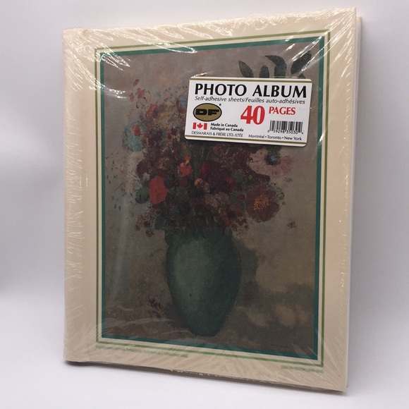 Vintage DF Photo Album Flowers Vase Self-Adhesive 40 Pages - Picture 9 of 9